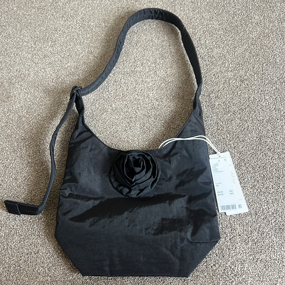 BAGGU Exclusive Rosette Small Nylon Sling Bag NWT - Picture 5 of 8